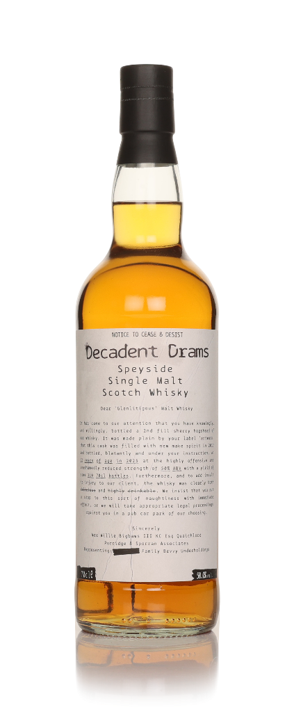 Glenlitigious 12 Year Old 2012 - Decadent Drams (Decadent Drinks) 70cl product image