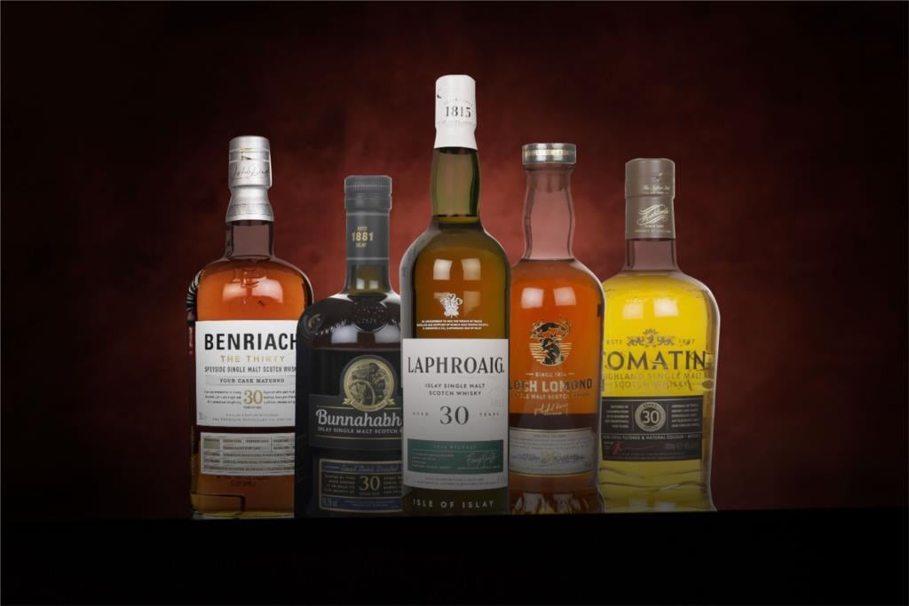 *COMPETITION* 30 Year Old Whisky Collection (5) Ticket 70cl product image