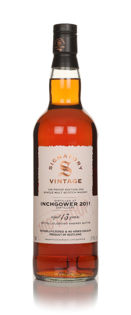 Inchgower 13 Year Old 2011 - 100 Proof Edition #53 (Signatory) 70cl product image