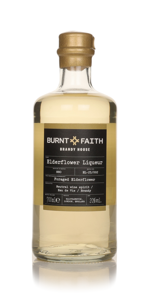 Burnt Faith Elderflower Liqueur 70cl product image