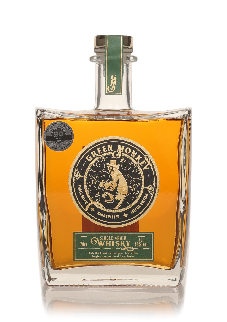 Green Monkey Single Grain Whisky 70cl product image