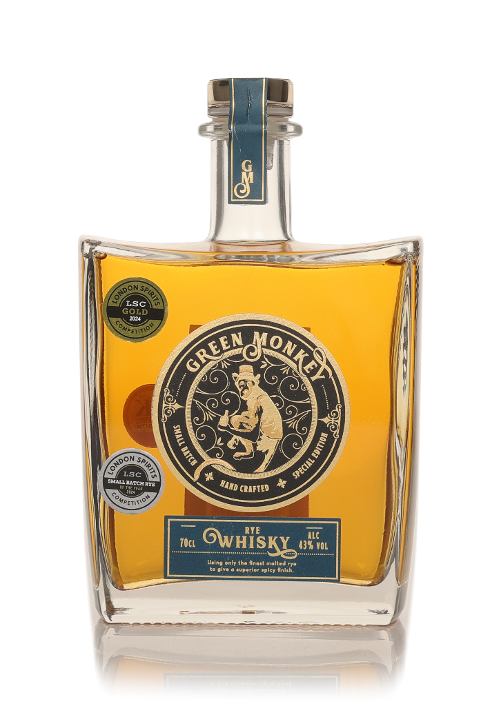 Green Monkey Rye Whisky 70cl product image