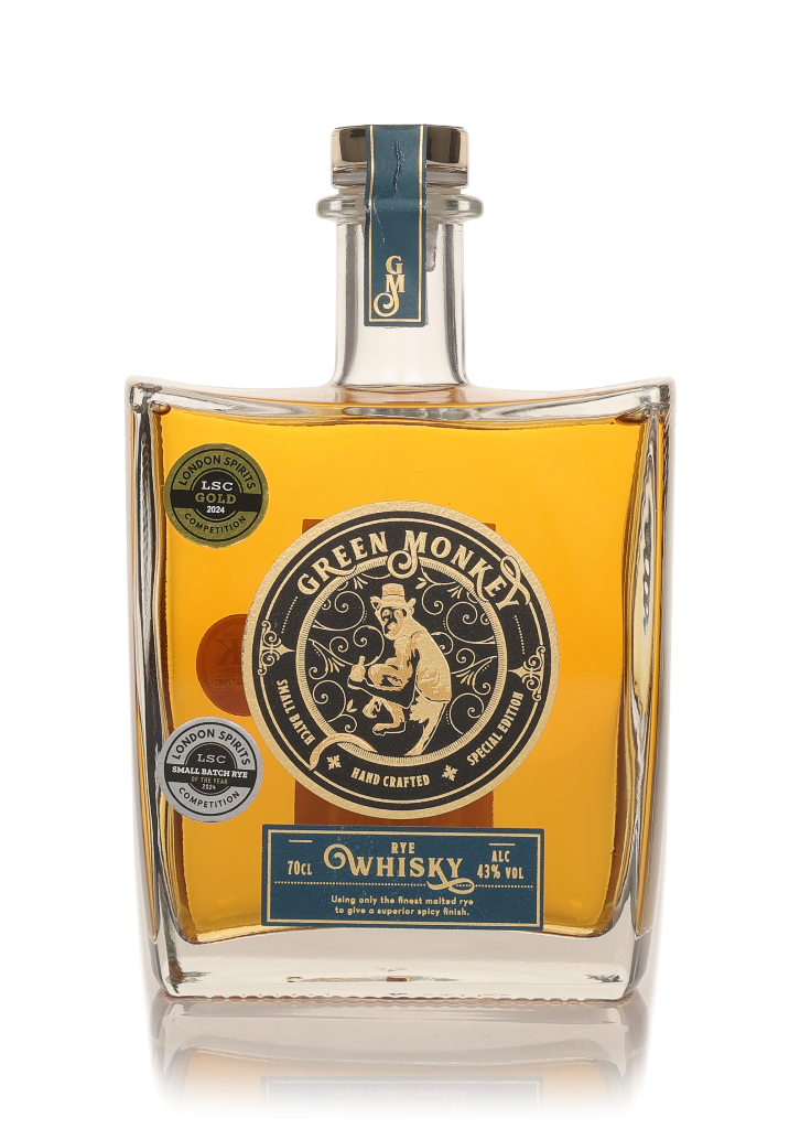 Green Monkey Rye Whisky 70cl product image