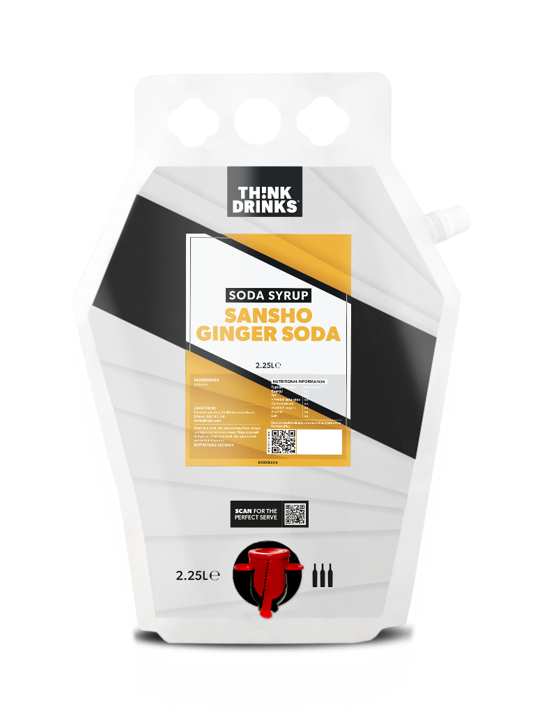 Think Drinks - Ginger & Sansho Soda (2 x 2.25L) 450cl product image