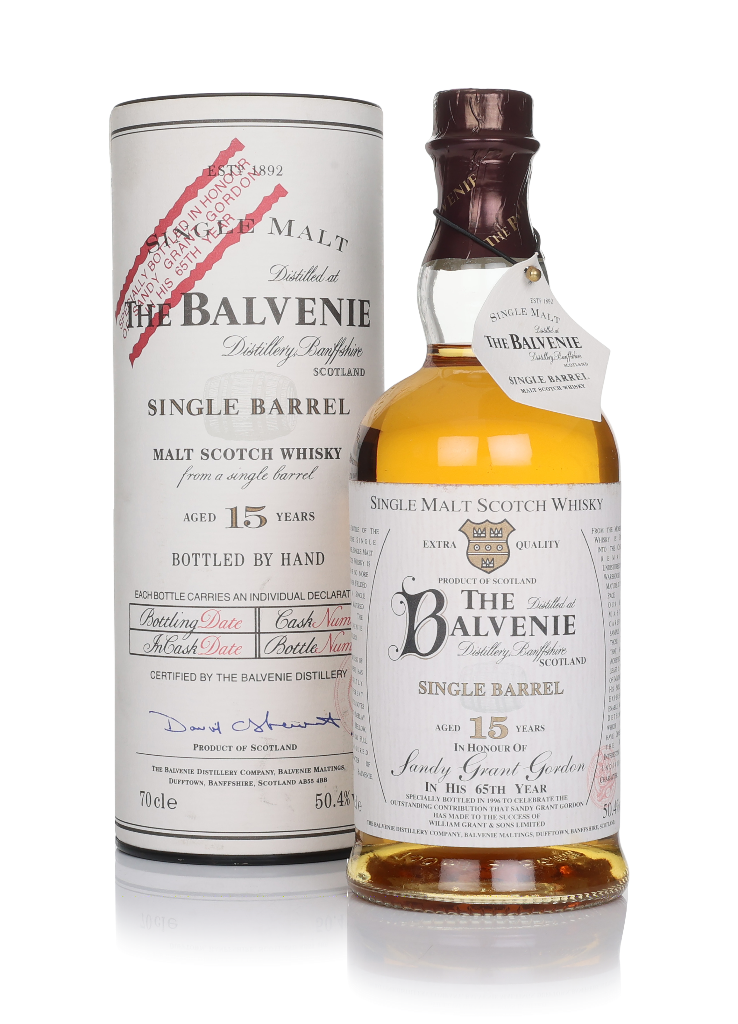 Balvenie 15 Year Old (bottled 1996) Single Barrel - Sandy Grant 65th Year 70cl product image