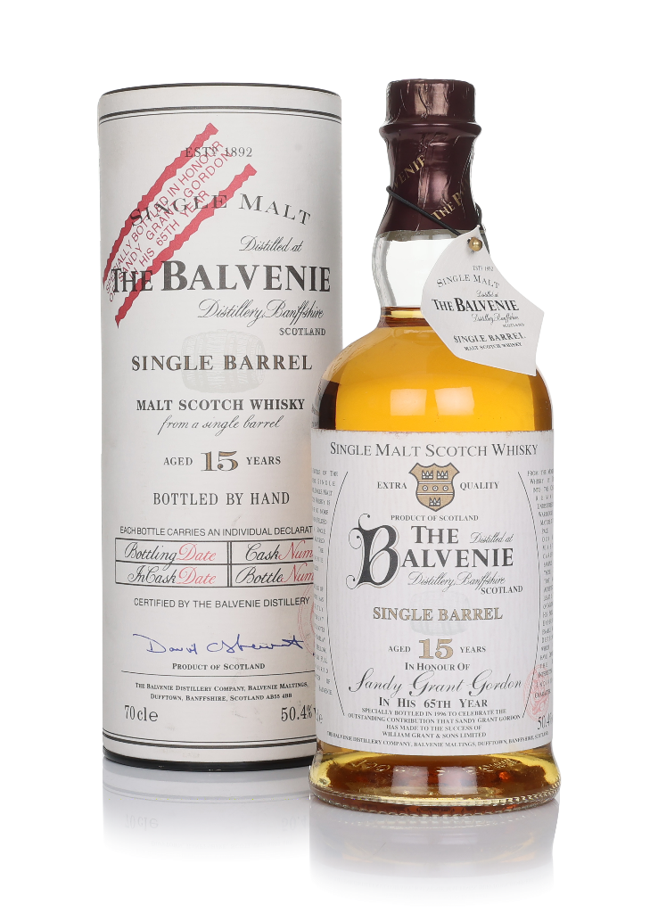 Balvenie 15 Year Old (bottled 1996) Single Barrel - Sandy Grant 65th Year 70cl product image