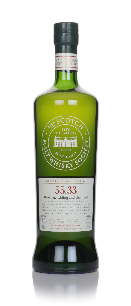 Brackla 17 Year Old 1997 (cask 55.33) - (The Scotch Malt Whisky Society) 70cl product image