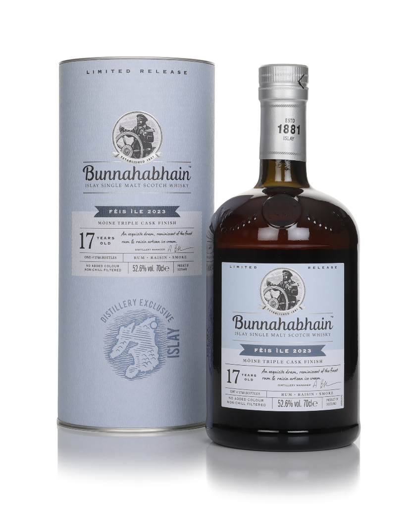 Bunnahabhain 17 Year Old Mòine Triple Cask - Fèis Ìle 2023 70cl product image