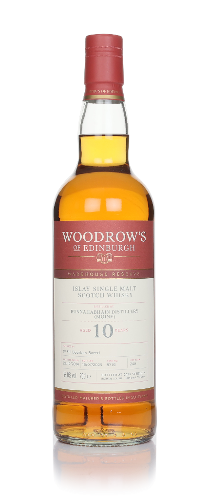 Bunnahabhain Moine 10 Year Old 2014 - Woodrow's of Edinburgh 70cl product image
