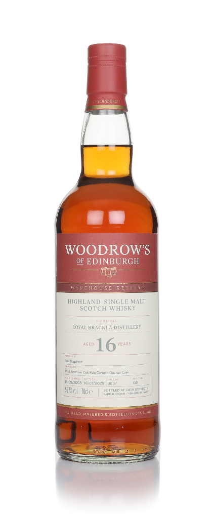Royal Brackla 16 Year Old 2008 - Woodrow's of Edinburgh 70cl product image