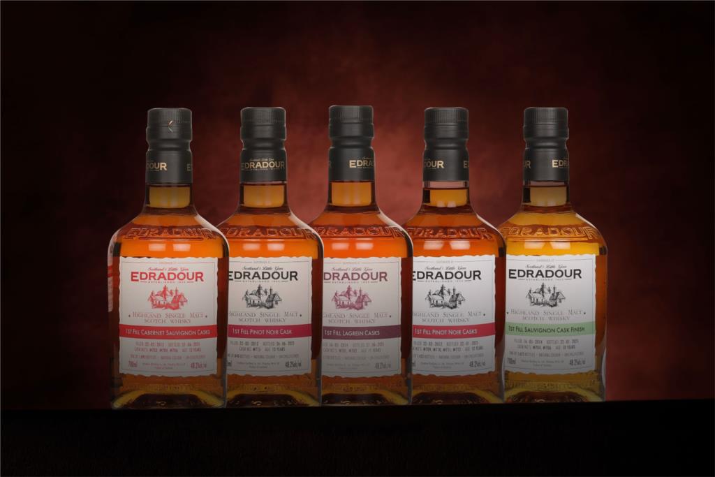*COMPETITION* Edradour Michael Eppan Wine Finish Whisky Collection (5) Ticket 70cl product image