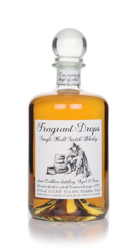 Balblair 12 Year Old 2012 Fresh Sauternes Barrique Finish (cask 3228) - Fragrant Drops (Keeble Cask Company) 70cl product image
