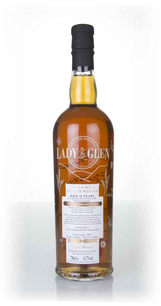 Deanston 18 Year Old (cask 1858) - Lady of the Glen (Hannah Whisky Merchants) 70cl product image