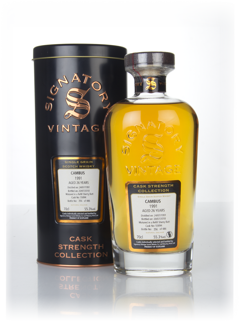Cambus 26 Year Old 1991 (cask 55894) - Cask Strength Collection (Signatory) 70cl product image