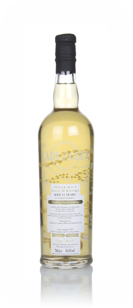 Tamdhu 11 Year Old 2007 (cask 6833) - Lady of the Glen (Hannah Whisky Merchants) 70cl product image