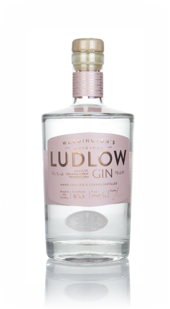 Wardington's Ludlow Gin - Hibiscus, Orange & Pink Peppercorn 70cl product image