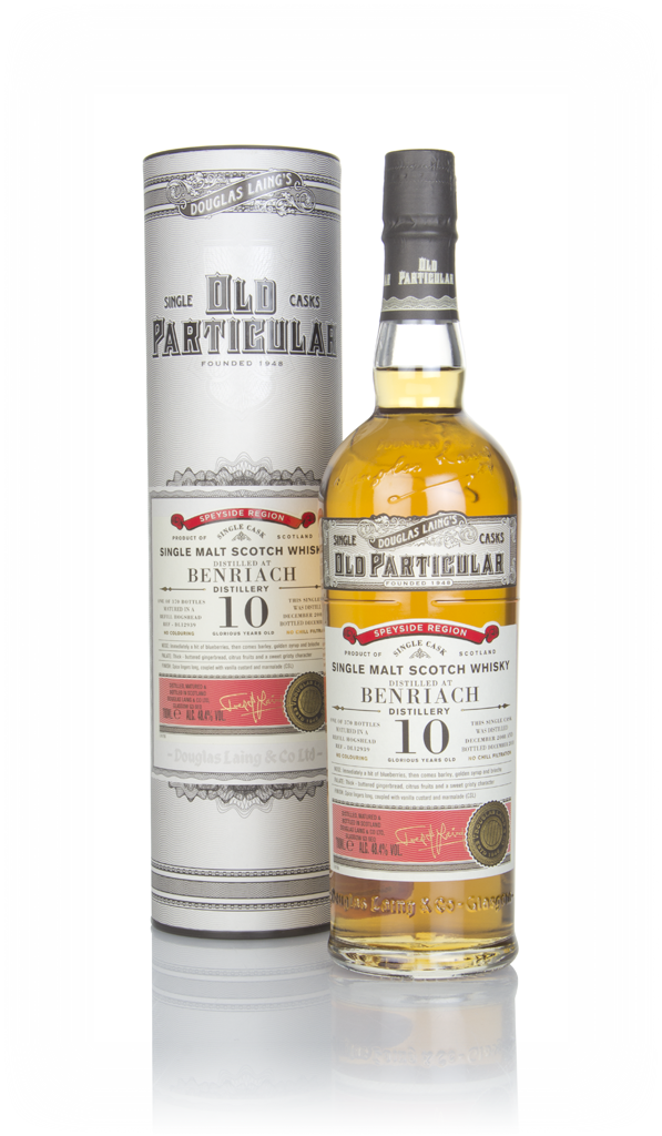 Benriach 10 Year Old 2008 (cask 12939) - Old Particular (Douglas Laing) 70cl product image