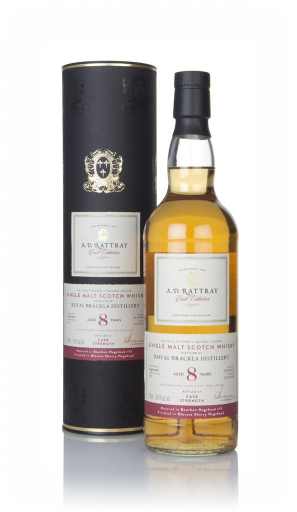 Royal Brackla 8 Year Old 2010 (cask 11) - Cask Collection (A.D Rattray) 70cl product image