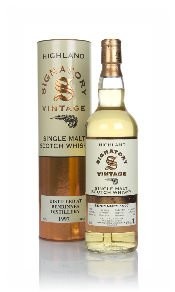Benrinnes 20 Year Old 1997 (casks 9415 & 9416) - Signatory 70cl product image