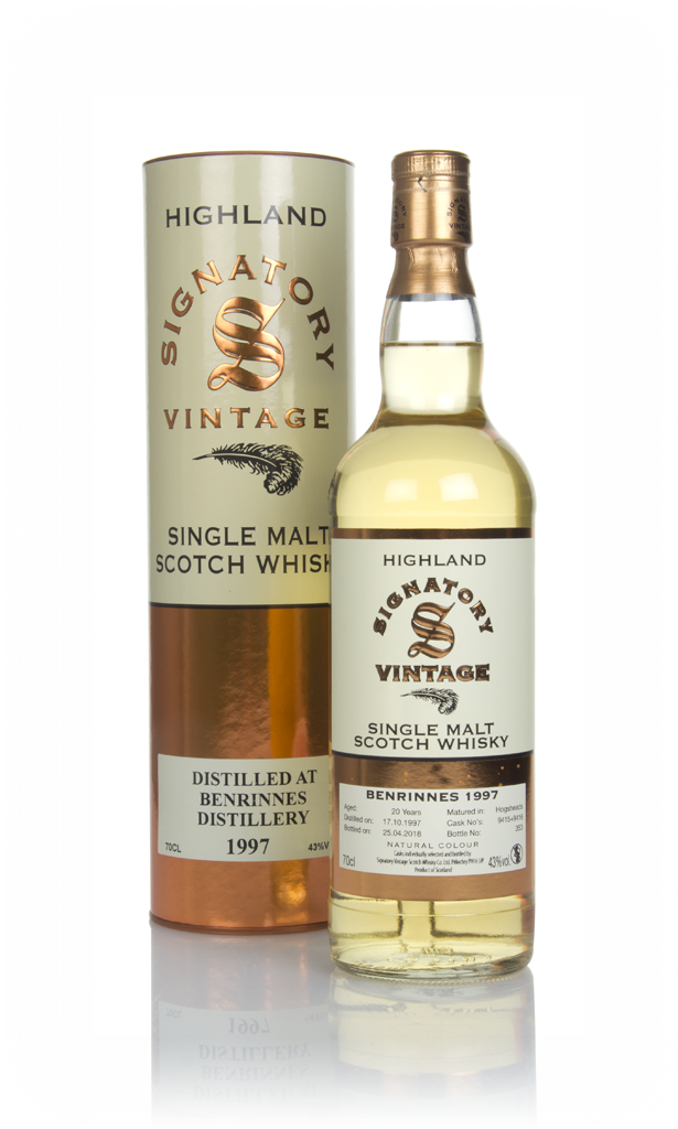 Benrinnes 20 Year Old 1997 (casks 9415 & 9416) - Signatory 70cl product image