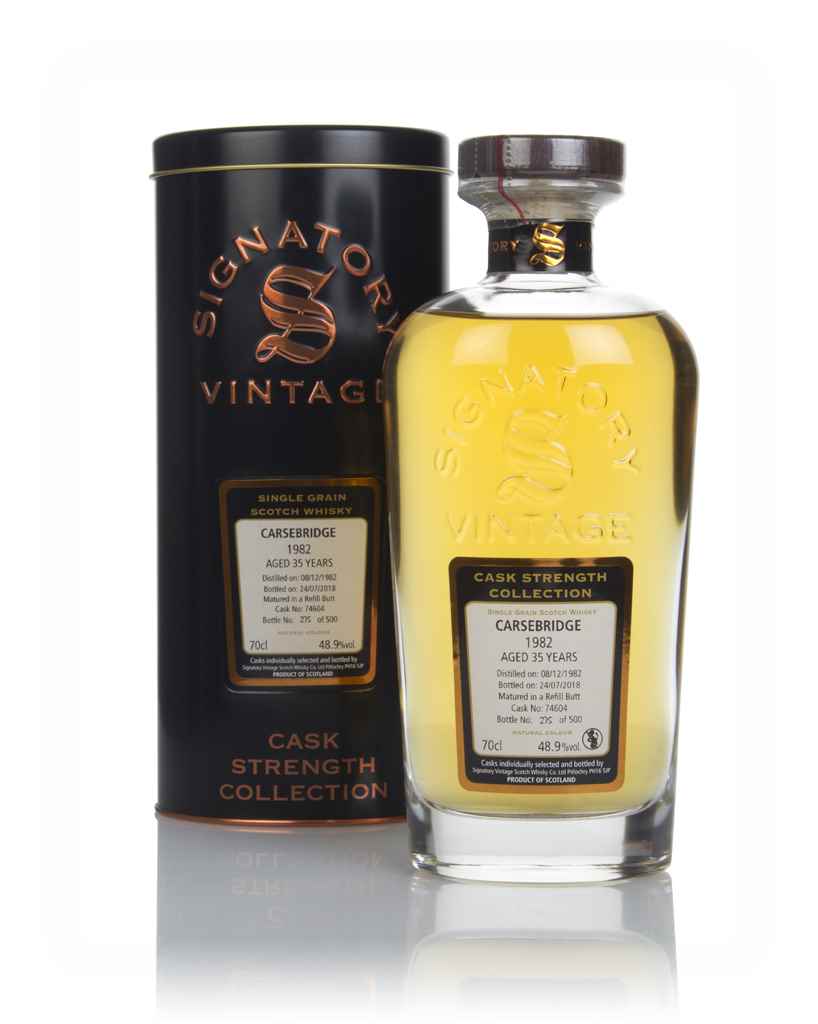 Carsebridge 35 Year Old 1982 (casks 74604) - Cask Strength Collection (Signatory) 70cl product image