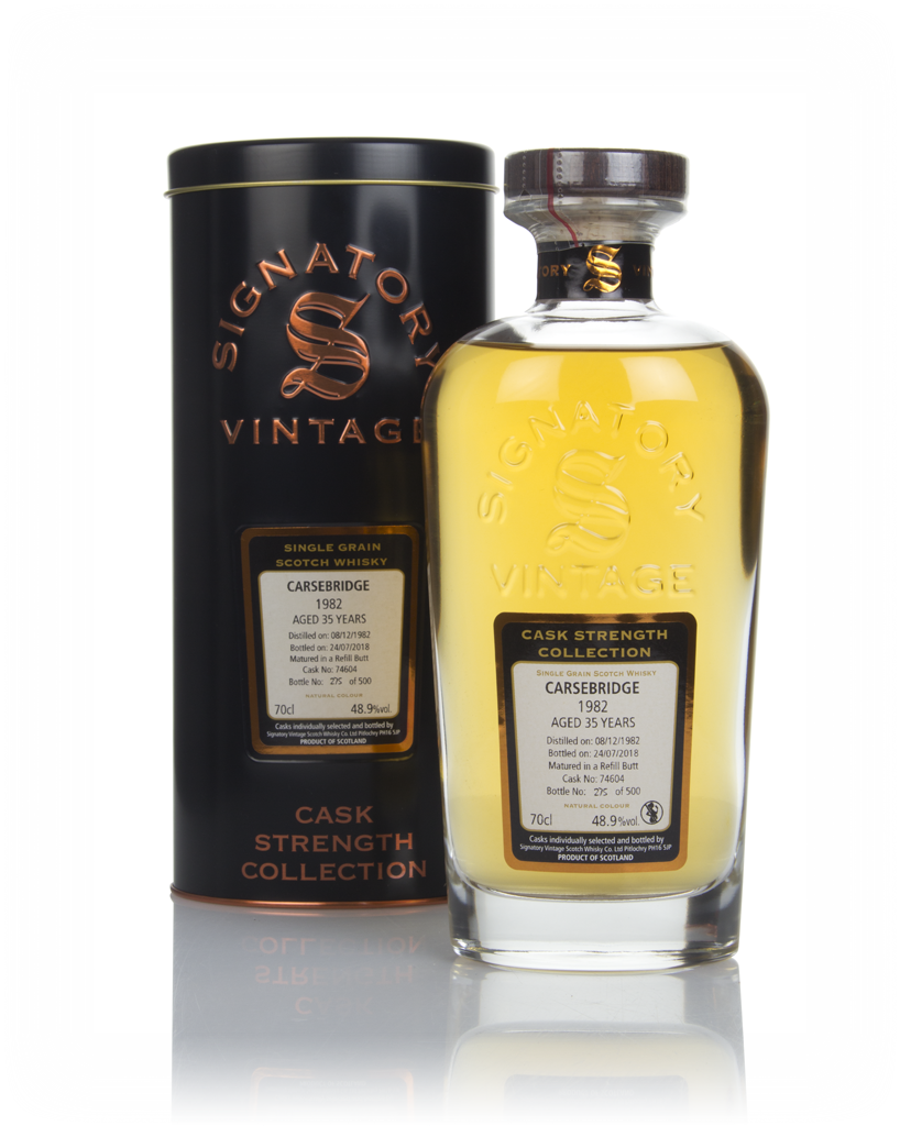 Carsebridge 35 Year Old 1982 (casks 74604) - Cask Strength Collection (Signatory) 70cl product image