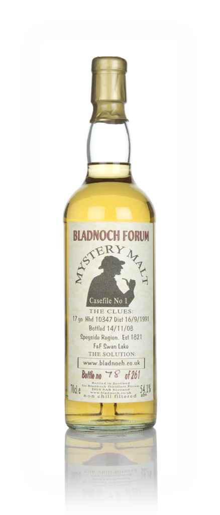 Mystery Malt 17 Year Old 1991 (cask 10347) (Bladnoch) 70cl product image