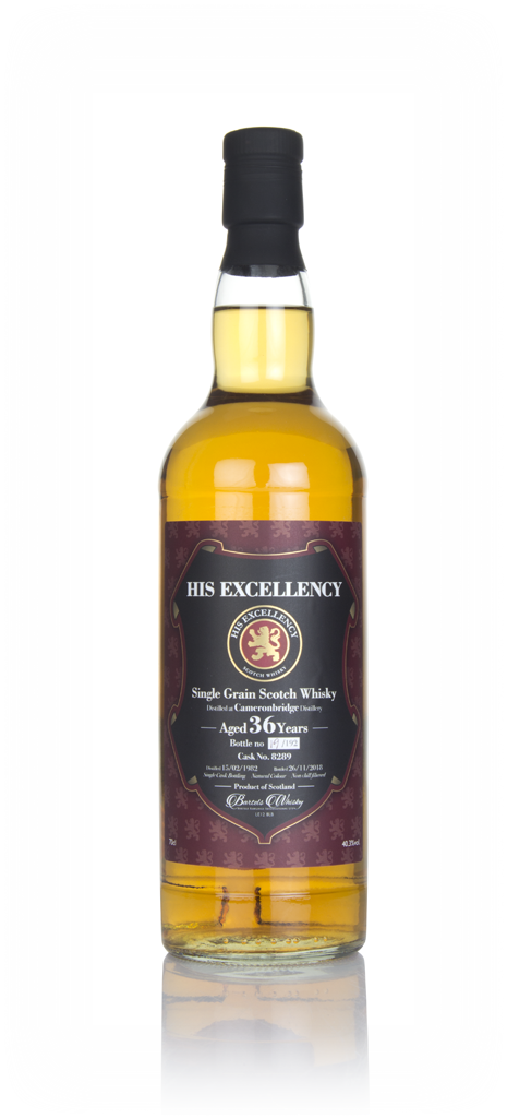 Cameronbridge 36 Year Old 1982 (cask 8289) - His Excellency (Bartels Whisky) 70cl product image