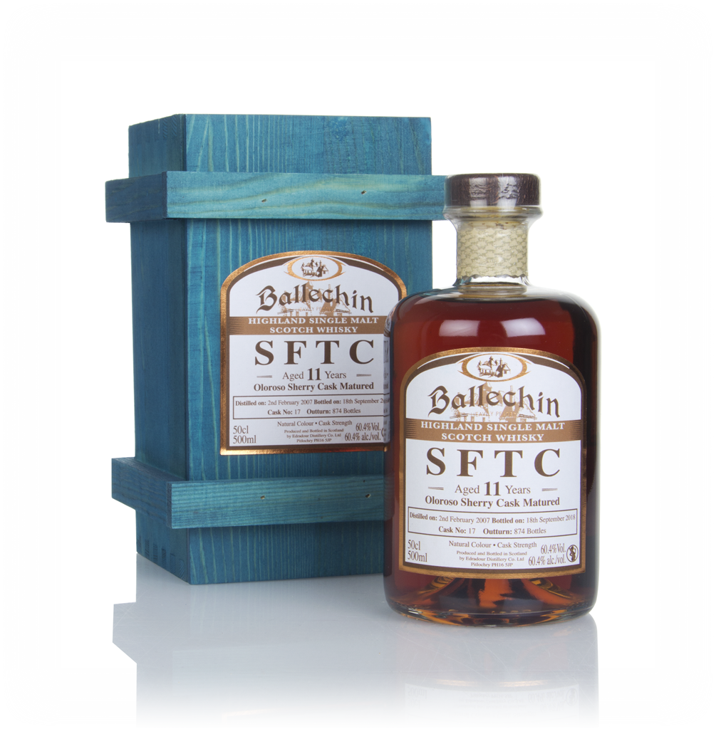 Ballechin 11 Year Old 2007 (cask 17) - Straight From The Cask 50cl product image
