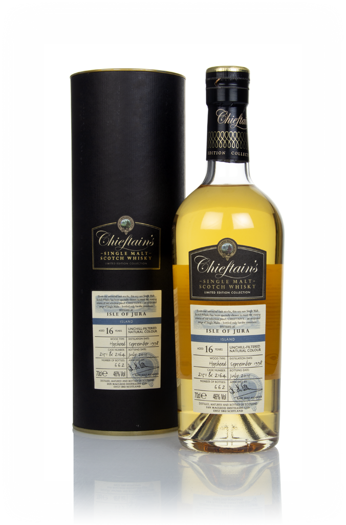 Jura 16 Year Old 1998 (casks 2151 & 2164) - Chieftain's (Ian Macleod) 70cl product image