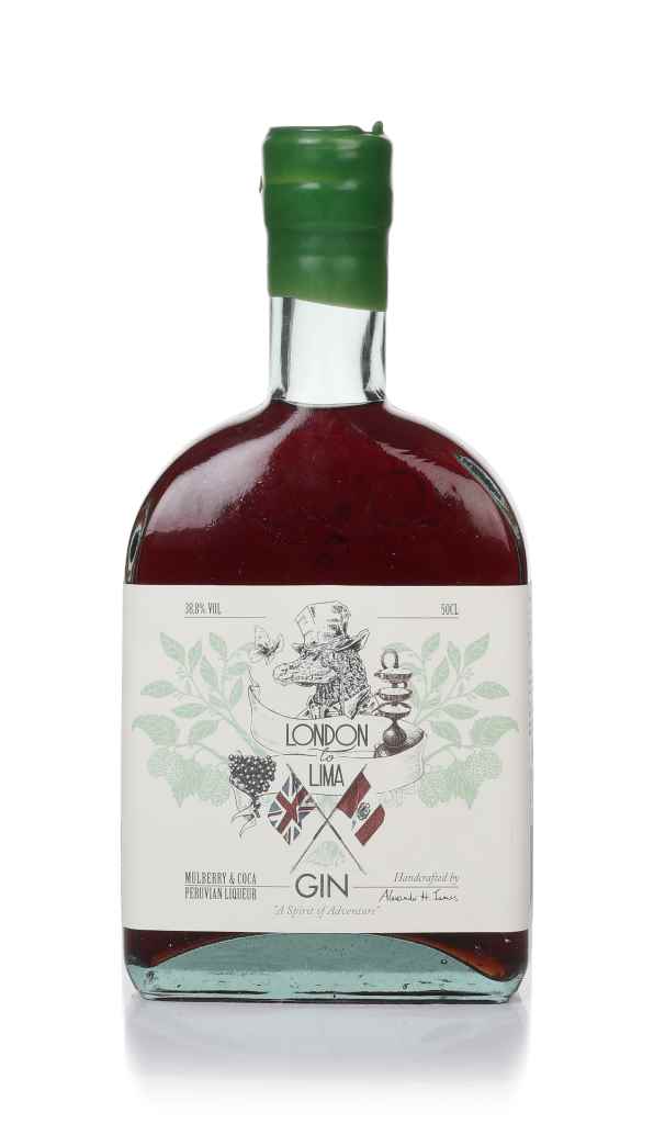 London to Lima Mulberry & Coca Gin Liqueur 50cl product image