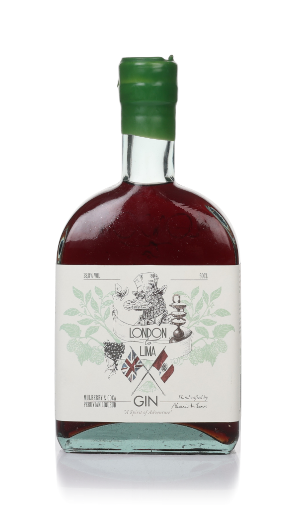 London to Lima Mulberry & Coca Gin Liqueur 50cl product image