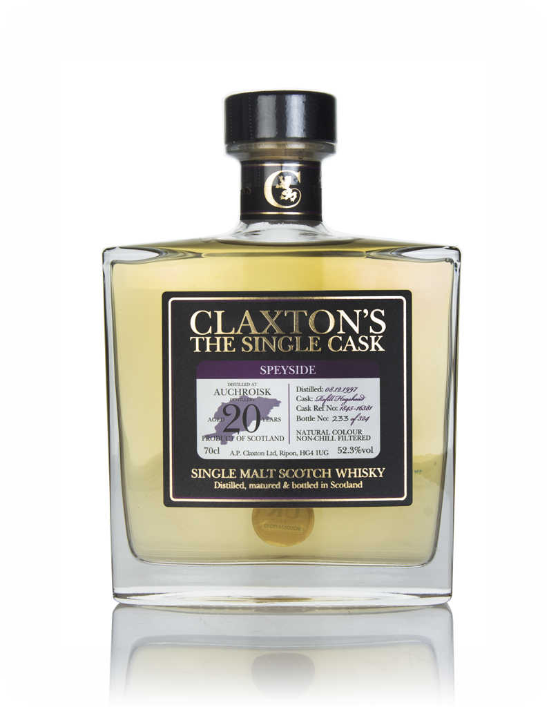 Auchroisk 20 Year Old 1997 (cask 1845-16381) - Claxton's 70cl product image