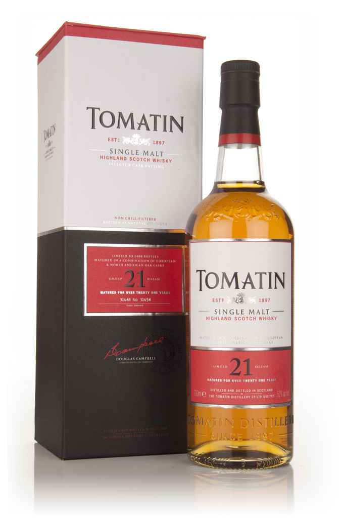 Tomatin 21 Year Old 70cl product image