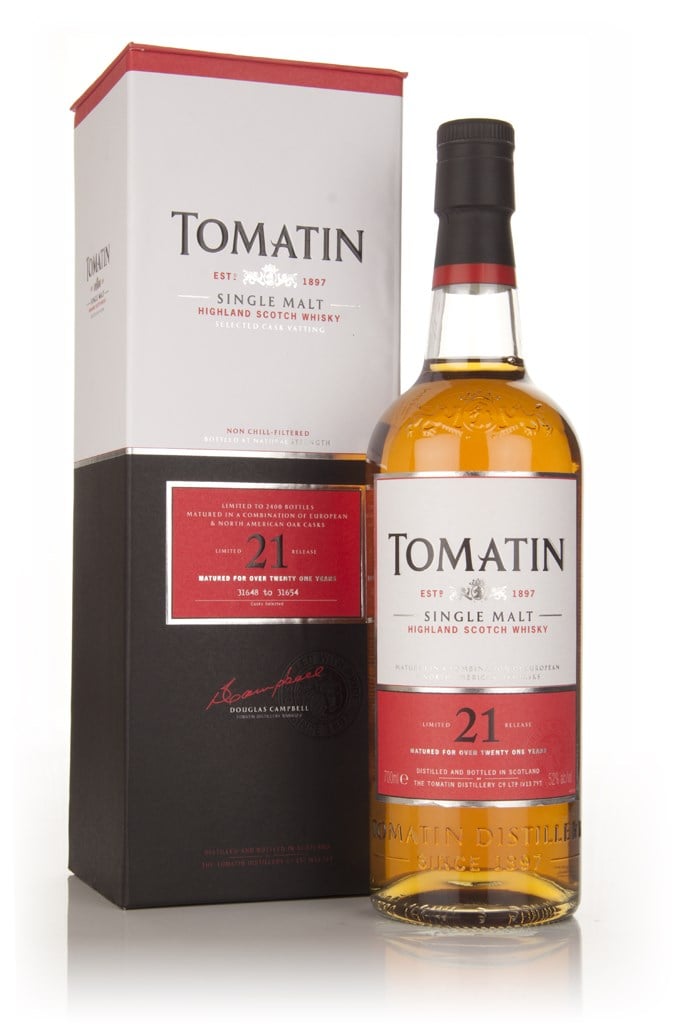 Tomatin 21 Year Old 70cl product image