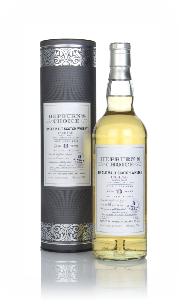 Inchfad 13 Year Old 2005 - Hepburn's Choice (Langside) 70cl product image
