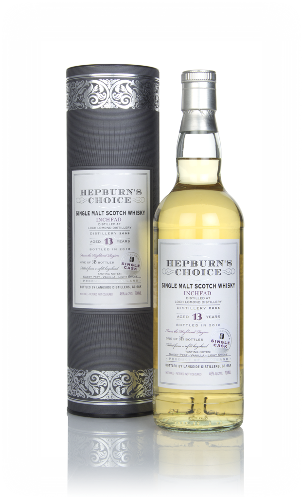 Inchfad 13 Year Old 2005 - Hepburn's Choice (Langside) 70cl product image