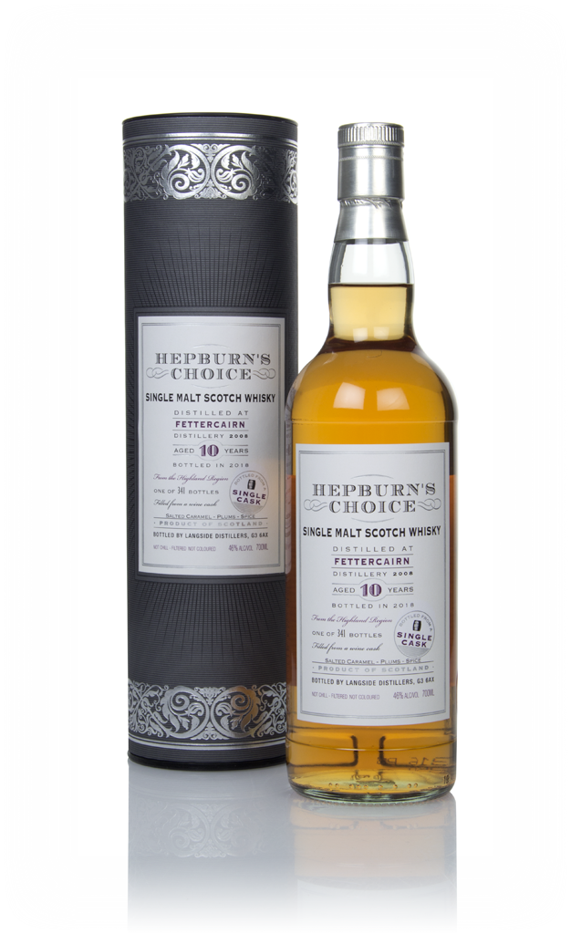 Fettercairn 10 Year Old 2008 - Hepburn's Choice (Langside) 70cl product image
