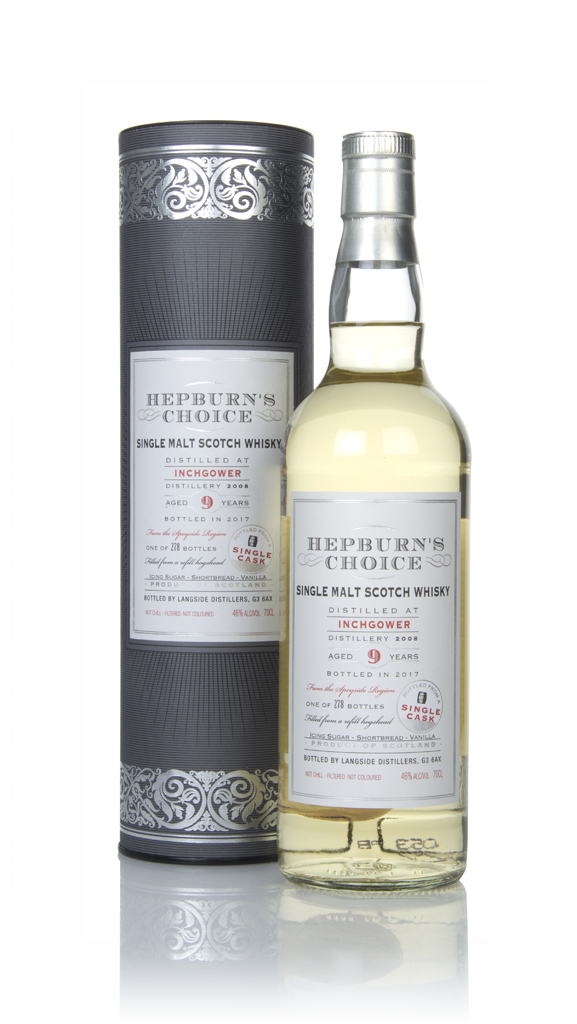 Inchgower 9 Year Old 2008 - Hepburn's Choice (Langside) 70cl product image