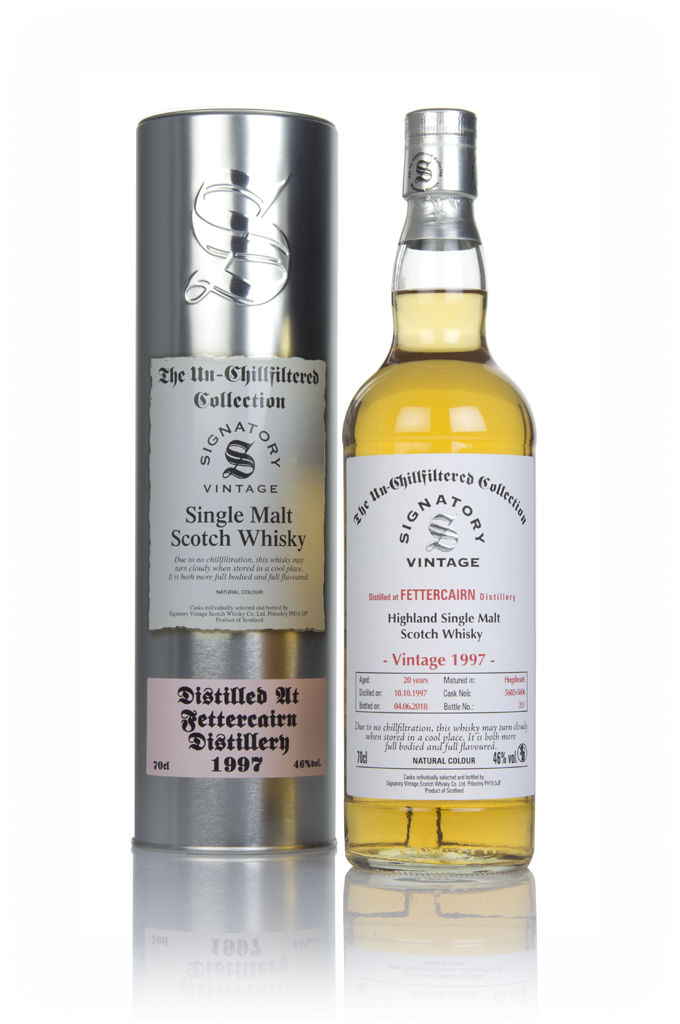 Fettercairn 20 Year Old 1997 (casks 5602 & 5606) - Un-Chillfiltered Collection (Signatory) 70cl product image