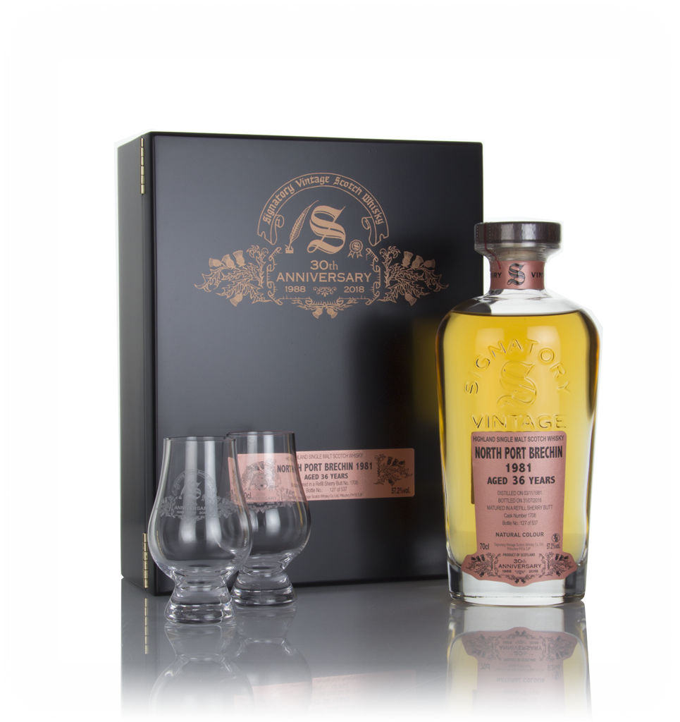 North Port Brechin 36 Year Old 1981 (cask 1708) - 30th Anniversary Gift Box (Signatory) 70cl product image