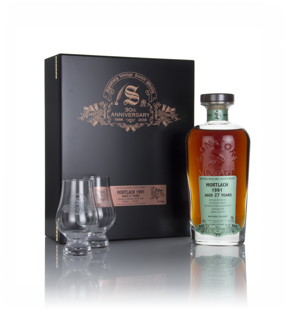 Mortlach 27 Year Old 1991 (cask 4239) - 30th Anniversary Gift Box (Signatory) 70cl product image