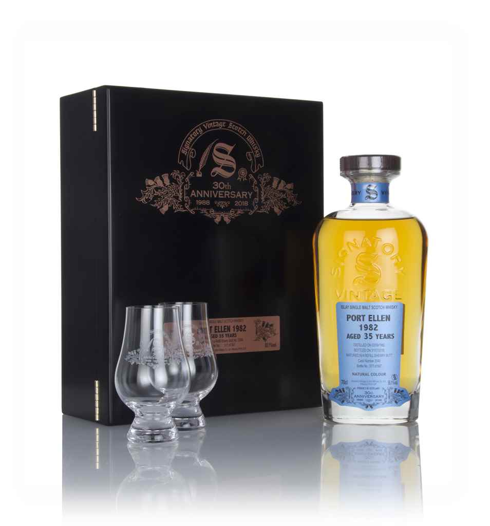 Port Ellen 35 Year Old 1982 (cask 2040) - 30th Anniversary Gift Box (Signatory) 70cl product image