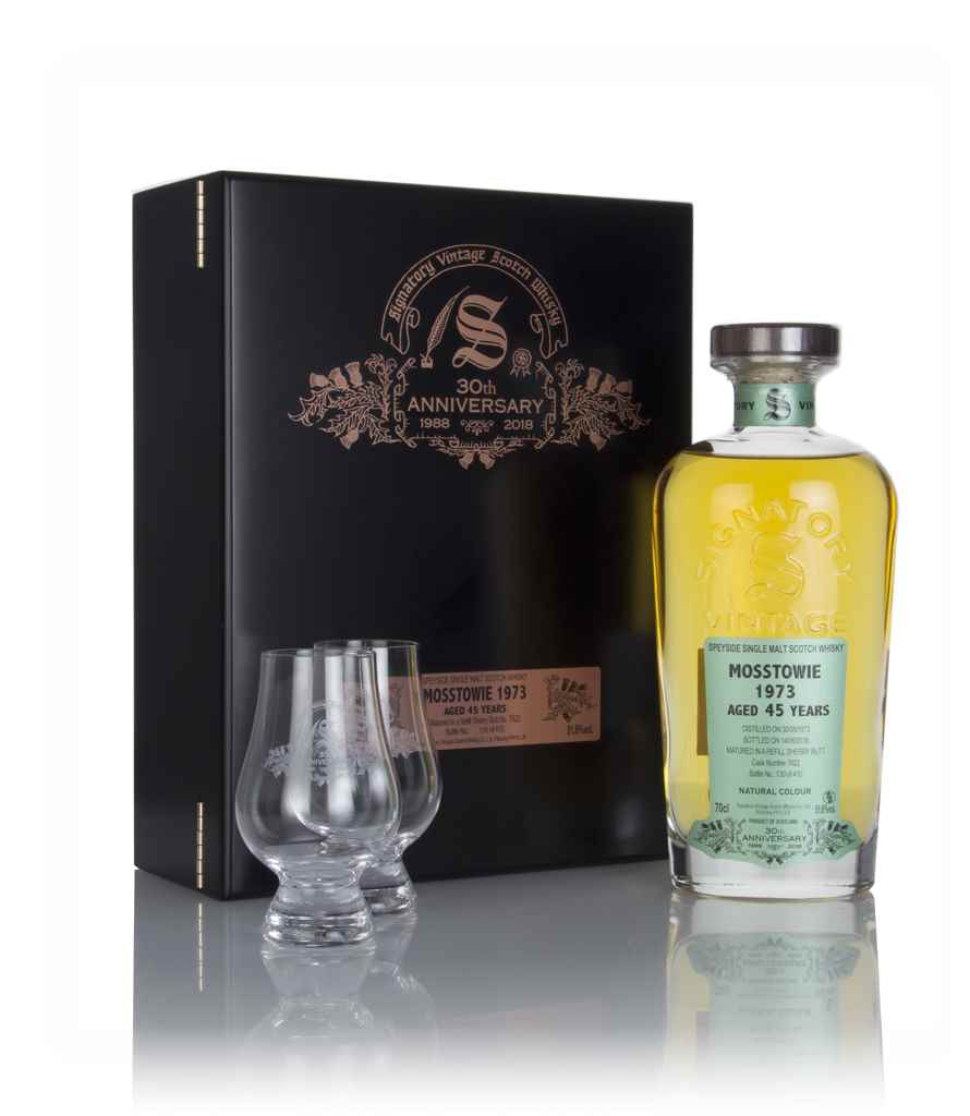 Mosstowie 45 Year Old 1973 (cask 7622) - 30th Anniversary Gift Box (Signatory) 70cl product image