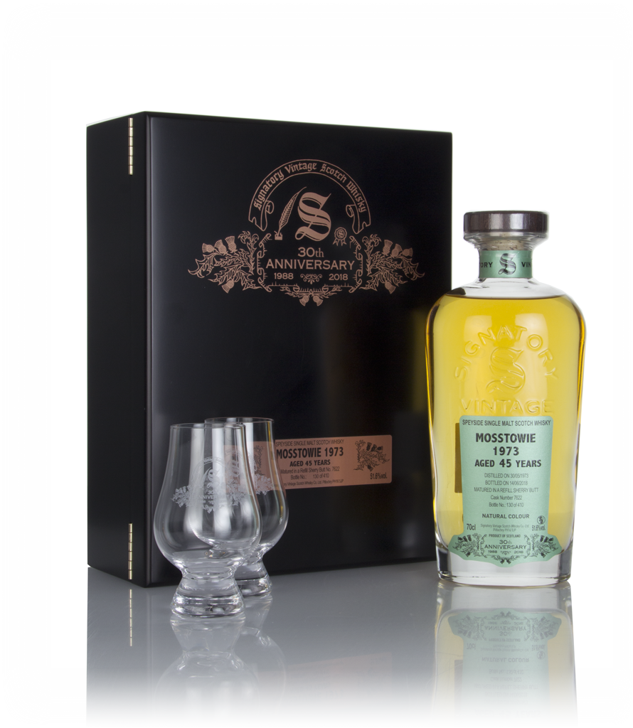Mosstowie 45 Year Old 1973 (cask 7622) - 30th Anniversary Gift Box (Signatory) 70cl product image