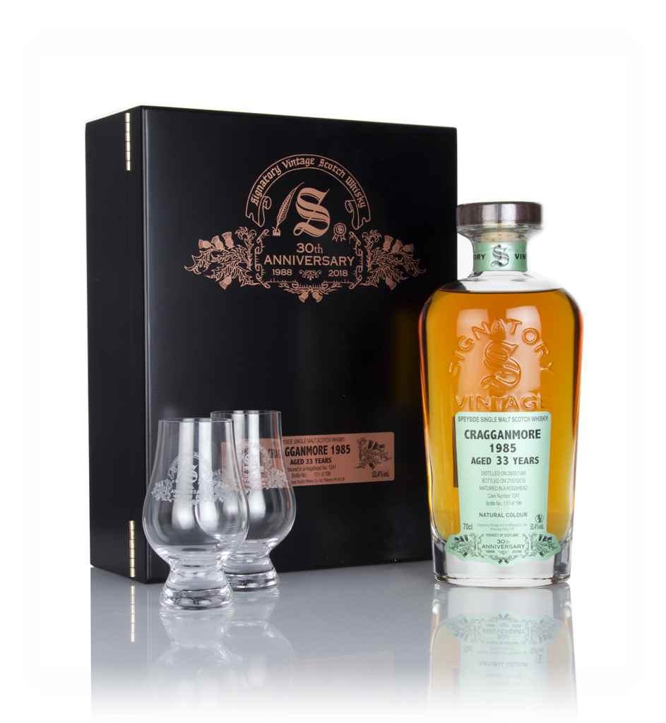 Cragganmore 33 Year Old 1985 (cask 1241) - 30th Anniversary Gift Box (Signatory) 70cl product image