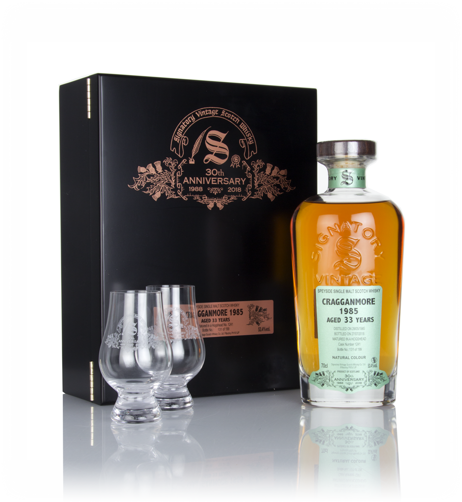 Cragganmore 33 Year Old 1985 (cask 1241) - 30th Anniversary Gift Box (Signatory) 70cl product image