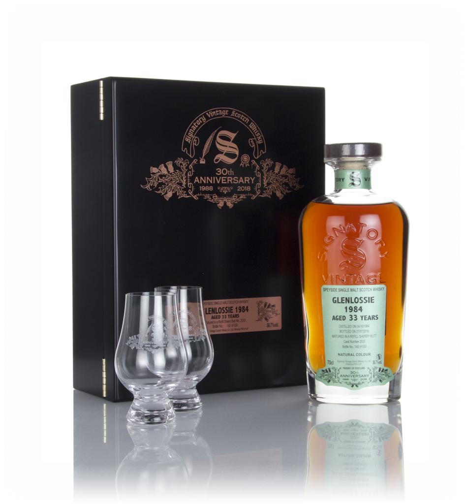 Glenlossie 33 Year Old 1984 (cask 2533) - 30th Anniversary Gift Box (Signatory) 70cl product image