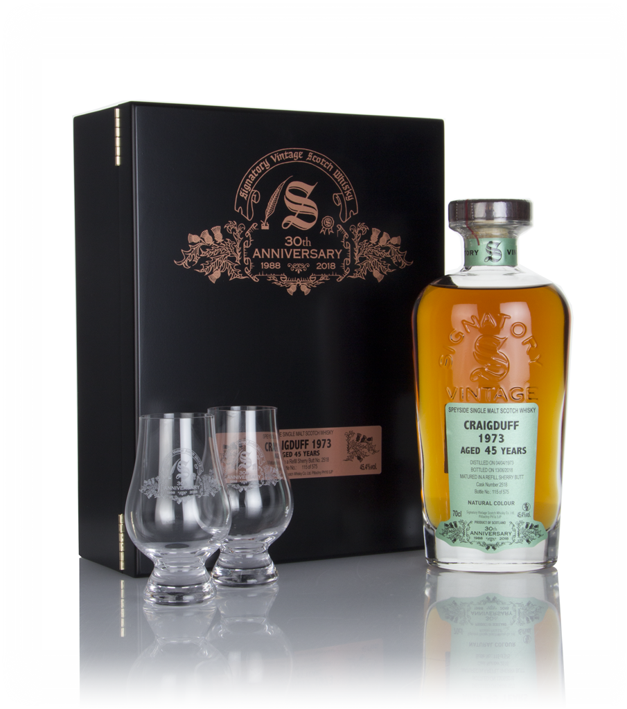 Craigduff 45 Year Old 1973 (cask 2518) - 30th Anniversary Gift Box (Signatory) 70cl product image