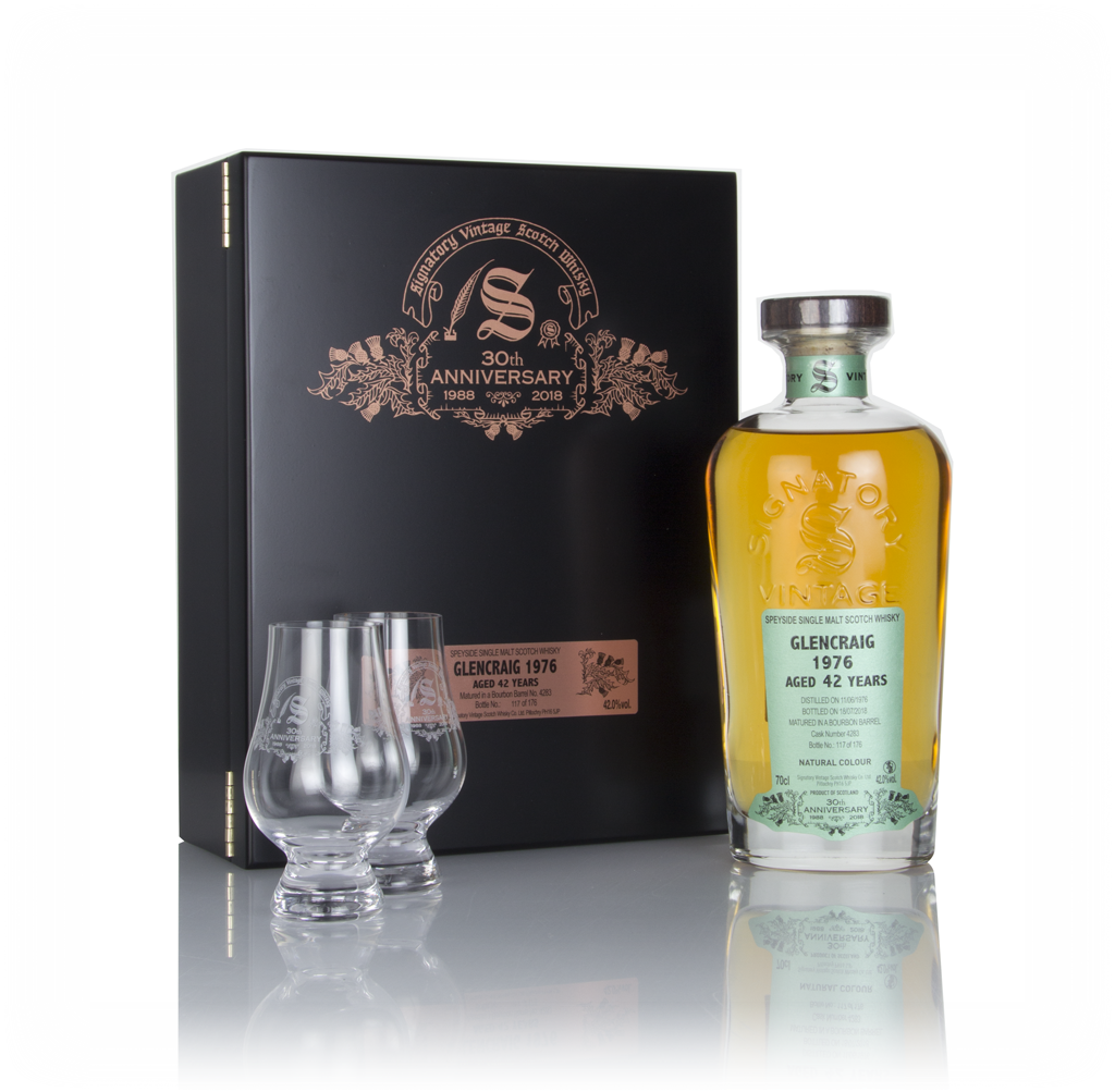 Glencraig 42 Year Old 1976 (cask 4283) - 30th Anniversary Gift Box (Signatory) 70cl product image